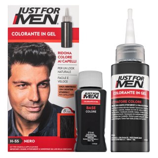 Just For Men Gel Color boja za kosu za muškarce H55 Natural Real Black