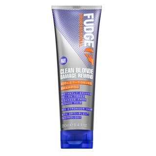 Fudge Professional Clean Blonde Damage Rewind Violet-Toning Shampoo šampon za toniranje kose za plavu kosu 250 ml