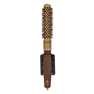 Olivia Garden Expert Blowout Shine Round Brush Wavy Bristles Gold & Brown 20 mm četka za kosu