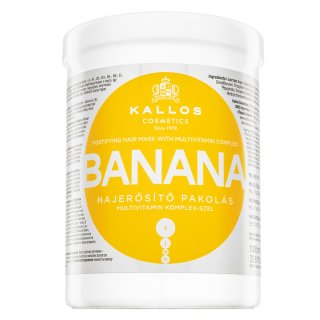Kallos Banana Fortifying Hair Mask učvršćujuća maska za oslabljenu kosu 1000 ml