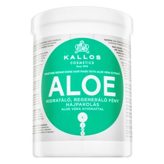 Kallos Aloe Moisture Repair Shine Hair Mask hranjiva maska za mekoću i sjaj kose 1000 ml