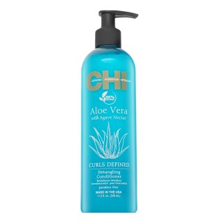 CHI Aloe Vera Curls Defined Detangling Conditioner zaglađujući regenerator za lako raščešljavanje kose 340 ml