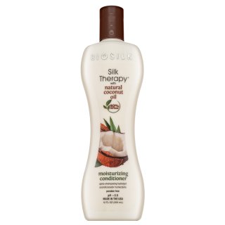 BioSilk Therapy with Natural Coconut Oil Moisturizing Conditioner regenerator za kosu za hidrataciju kose 355 ml