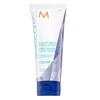 Moroccanoil Color Care Blonde Perfecting Purple Conditioner regenerator za kosu za platinasto plavu i sijedu kosu 70 ml