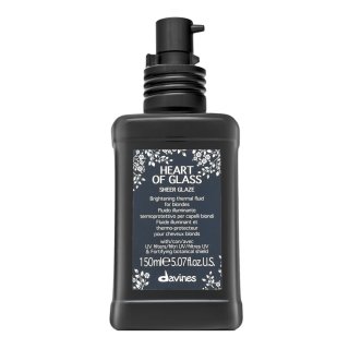 Davines Heart Of Glass Sheer Glaze Brightening Thermal Fluid njega kose bez ispiranja pre farbené, chemicky ošetrené a zosvetlené vlasy 150 ml