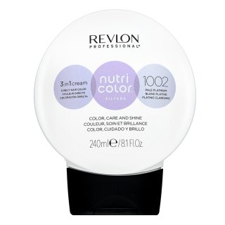 Revlon Professional Nutri Color Filters 3in1 Cream hranjiva maska s pigmentima u boji za oživljavanje boje 1002 Pale Platinum 240 ml