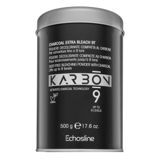 Echosline Karbon 9 Dust-Free Bleaching Powder with Charcoal puder za posvjetljivanje kose 500 g