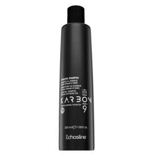 Echosline Karbon 9 Charcoal Shampoo šampon pre farbené, chemicky ošetrené a zosvetlené vlasy 350 ml
