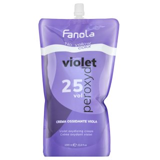 Fanola No Yellow Color Violet Peroxyde njegujuća emulzija za neutraliziranje žutih nijansi 7% 25 Vol. 1000 ml