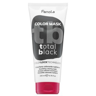 Fanola Color Mask hranjiva maska s pigmentima u boji za oživljavanje boje Total Black 200 ml