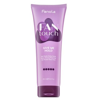 Fanola Fan Touch Give Me Hold Extra Strong Fluid Gel gel na vlasy za ekstra jaku fiksaciju 250 ml