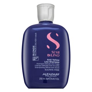 Alfaparf Milano Semi Di Lino Blonde Intense Anti-Yellow Low Shampoo neutralizirajući šampon za plavu kosu 250 ml