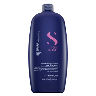 Alfaparf Milano Semi Di Lino Blonde Intense Anti-Yellow Low Shampoo neutralizirajući šampon za plavu kosu 1000 ml