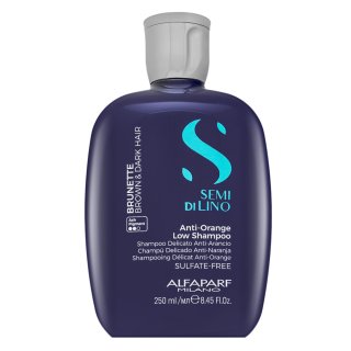 Alfaparf Milano Semi Di Lino Brunette Anti-Orange Low Shampoo neutralizirajući šampon za smeđe nijanse 250 ml