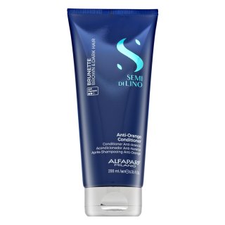 Alfaparf Milano Semi Di Lino Brunette Anti-Orange Conditioner regenerator za toniranje za smeđe nijanse 200 ml