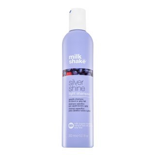 Milk_Shake Silver Shine Light Shampoo zaštitni šampon za platinasto plavu i sijedu kosu 300 ml
