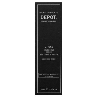 Depot No. 506 Invisible Color polutrajna boja za kosu i brkove Natural Steel 60 ml