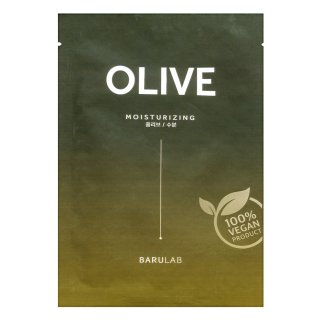 Barulab The Clean Vegan platnena maska Mask Olive 23 g